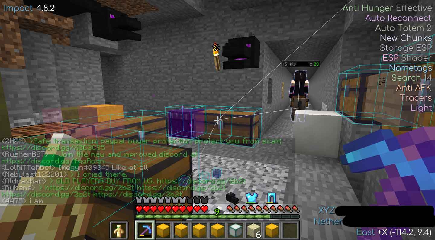 Item duplication tunnel