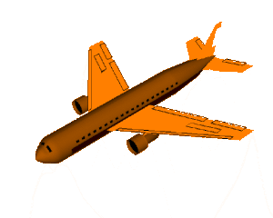 Rudder on vertical stabilizer, animation from Wikipedia
