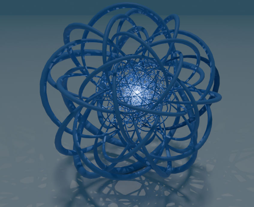 Regular Dodecahedron - Regular Icosahedron: 120 circles