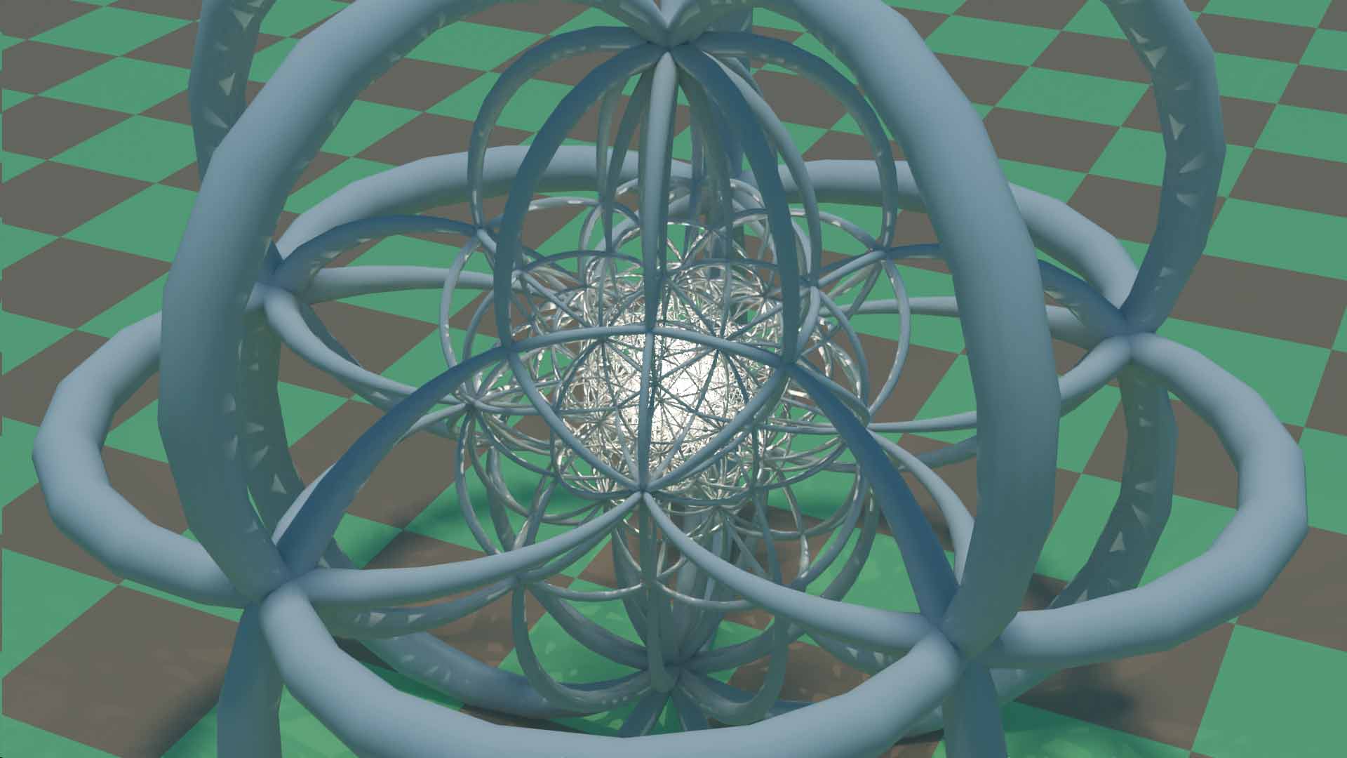Regular Dodecahedron - Regular Dodecahedron: 200 circles