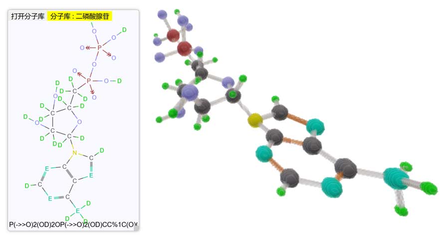 4D molecules from the Tesserxel demo library