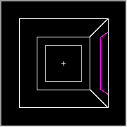 Front, right have walls (dead end)
