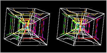 Even with left and right eye views, it's still a mess of lines