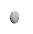 Ring-sphere holes can only fit straight lines (cross-sectional animation)