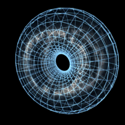 Stereographic projection of flat torus, from Wikipedia